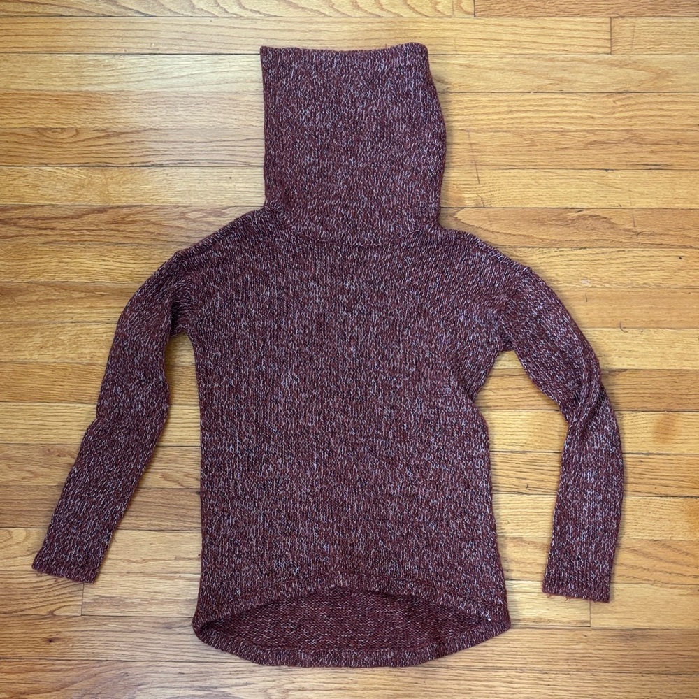 Vero Moda Burgundy Cowl Neck Sweater